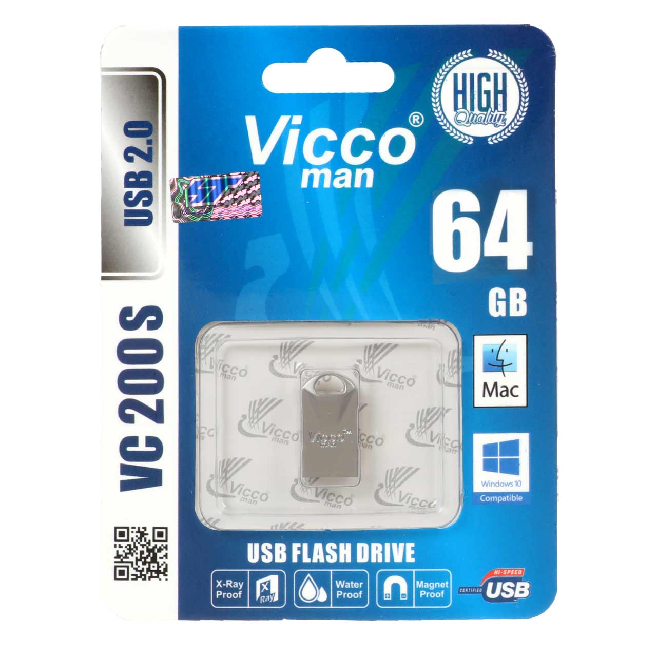 فلش مموری ویکومن مدل VC200s ظرفیت 64 گیگابایت