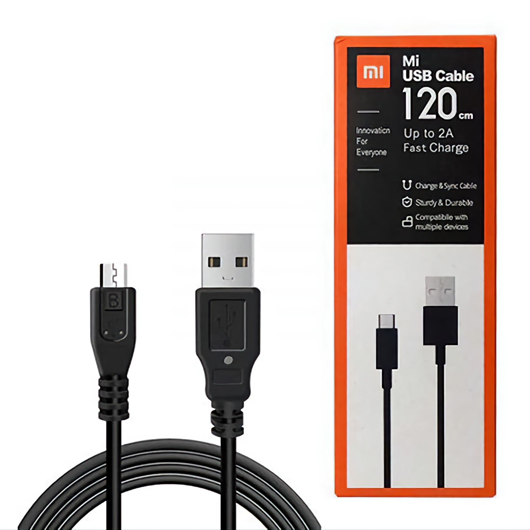 کابل یو اس بی میکرو شیائومی Mi USB Cable 120cm