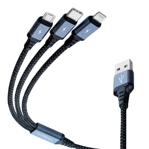 کابل شارژ ترانیو مدل TRANYOO T-XS6 3IN1