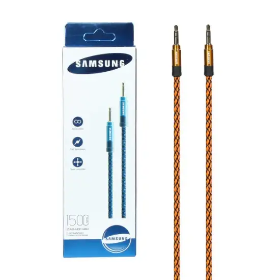 کابل AUX کنفی سامسونگ به طول 1.5 متر