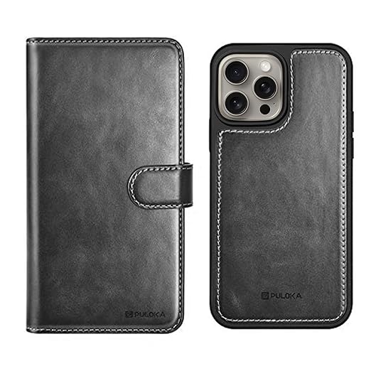 کیف چرم Magnetic گوشی Samsung Galaxy S23 Ultra برند Puloka اورجینال