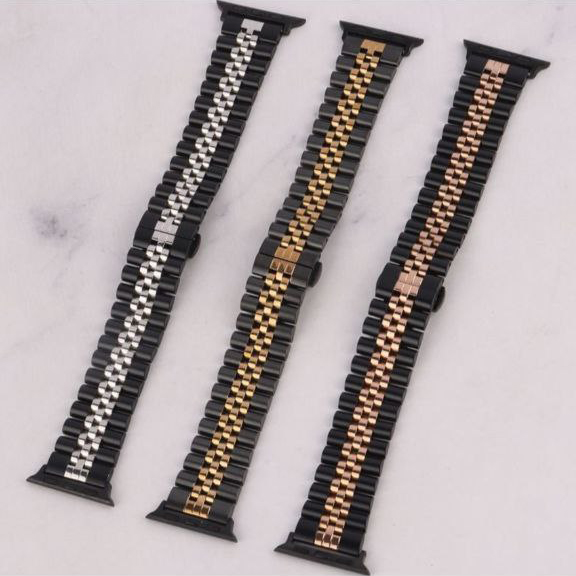 بند فلزی ساعت هوشمند مدل 5Rows 42/44/45/49 (اورجینال)