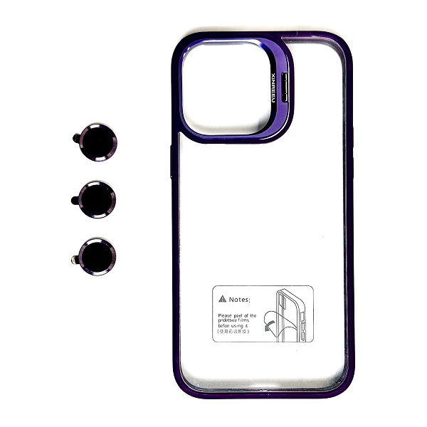 قاب گوشی Galaxy S24 Ultra مدل XINREEU همراه با محافظ لنز