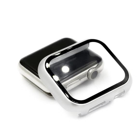 کاور گلس دار مناسب برای اپل واچ و طرح اپل 44 میلیمتری