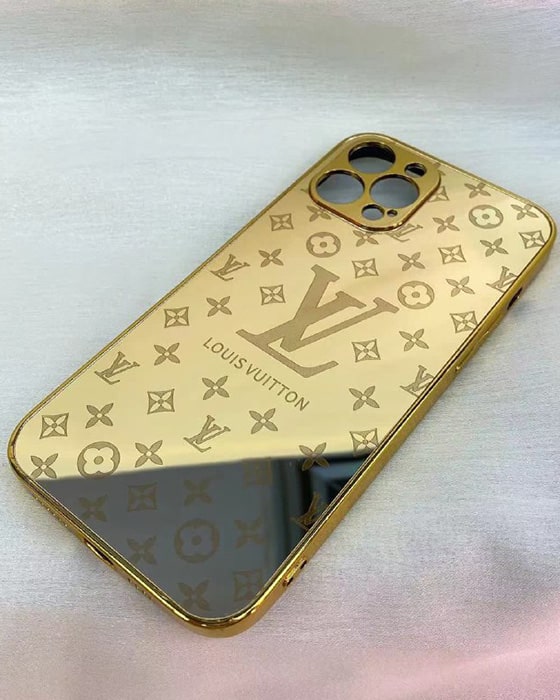 قاب پشت آینه ای  طلایی گوشی سامسونگ Galaxy S21 FE