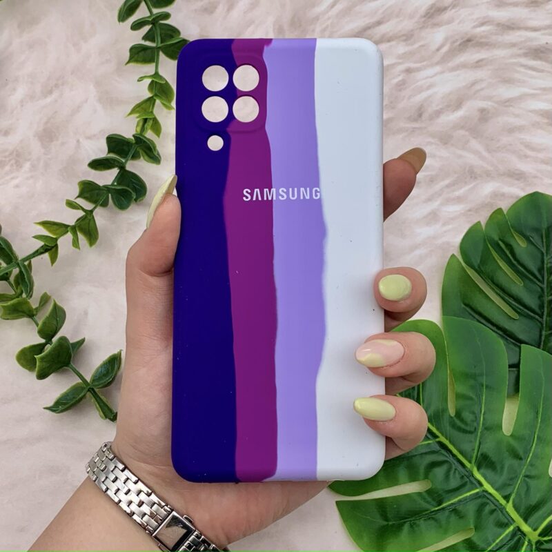 قاب سیلیکونی اورجینال رنگین کمانی Samsung A22 4G
