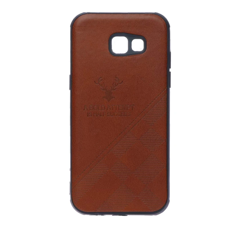 قاب گوشی Galaxy A720 سامسونگ چرمی دور سیلیکونی