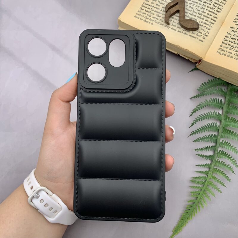 قاب ژله ای پافری شیائومی Redmi 13 C / Poco C65 مدل محافظ لنزدار