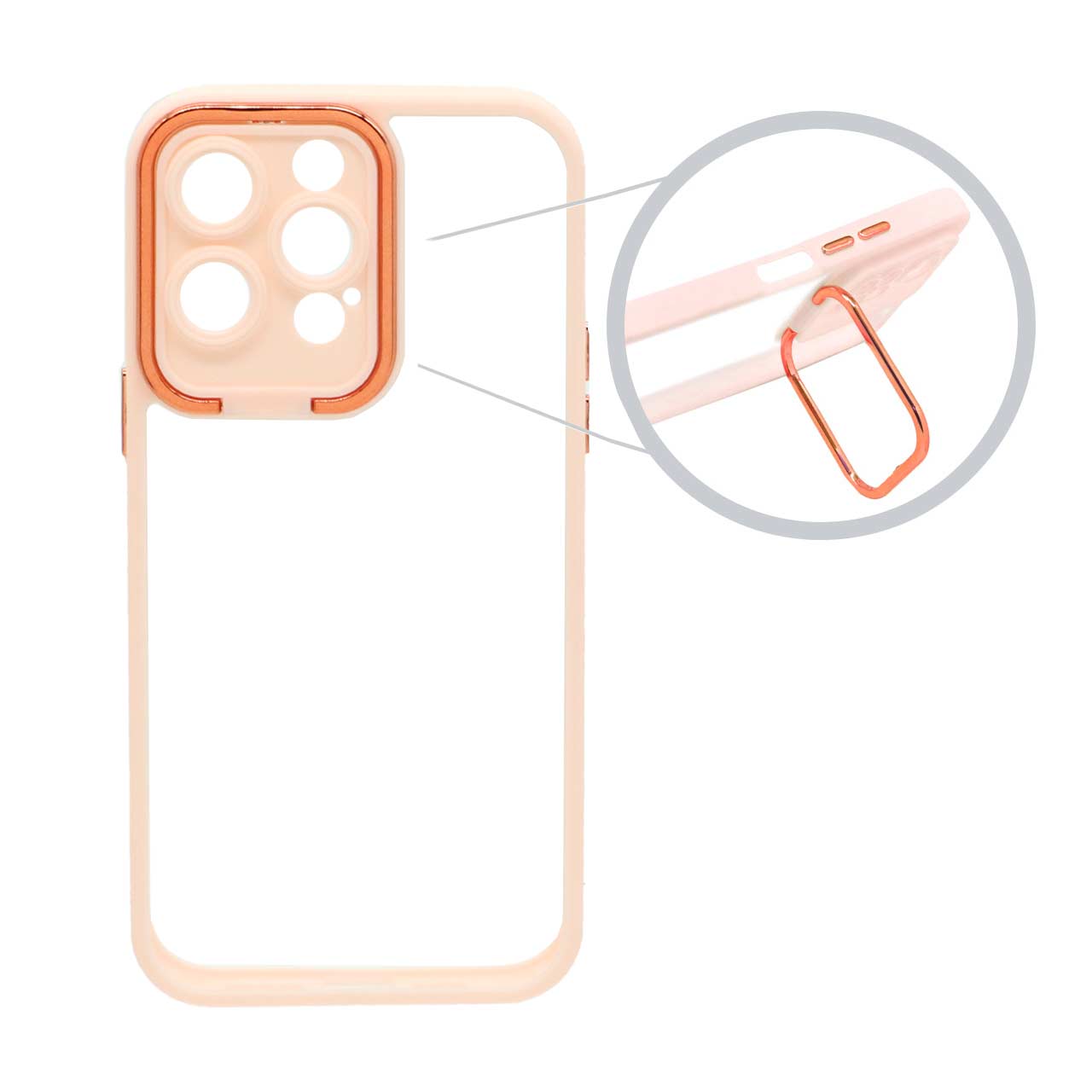 قاب متال ایرون محافظ لنزدار مناسب برای اپل iphone 13 Pro Max