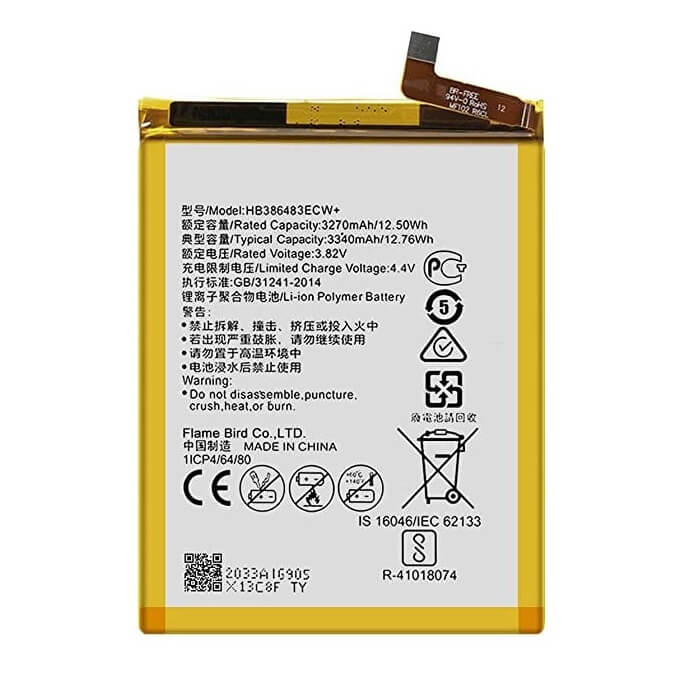 باتری اورجینال گوشی هواوی Honor 6X مدل +HB386483ECW