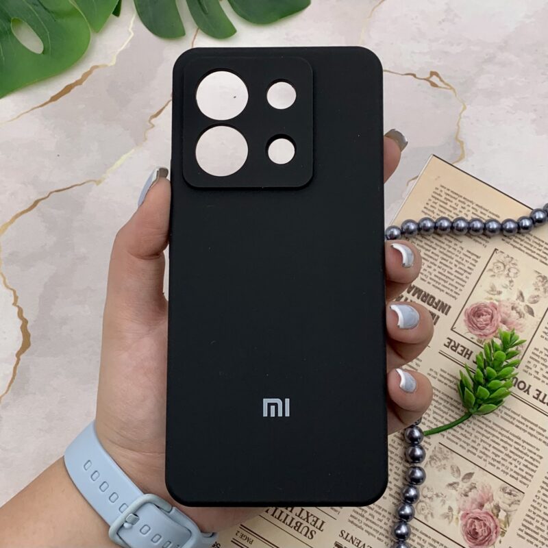 قاب گوشی Redmi Note 13 Pro 5G / Poco X6 شیائومی سیلیکونی پاک کنی اورجینال