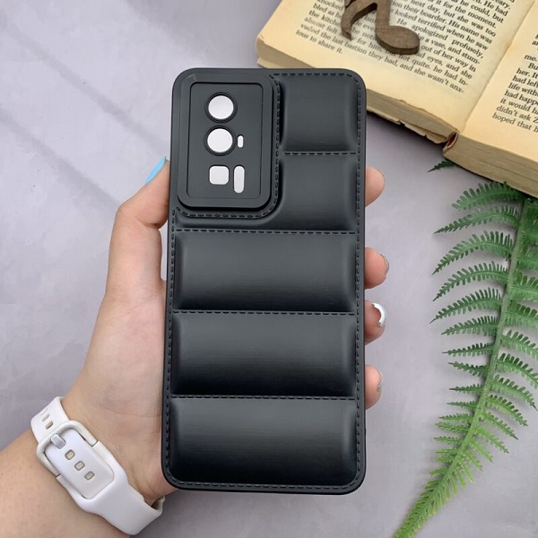 قاب گوشی poco F5 Pro شیائومی سیلیکون ژله ای پافر