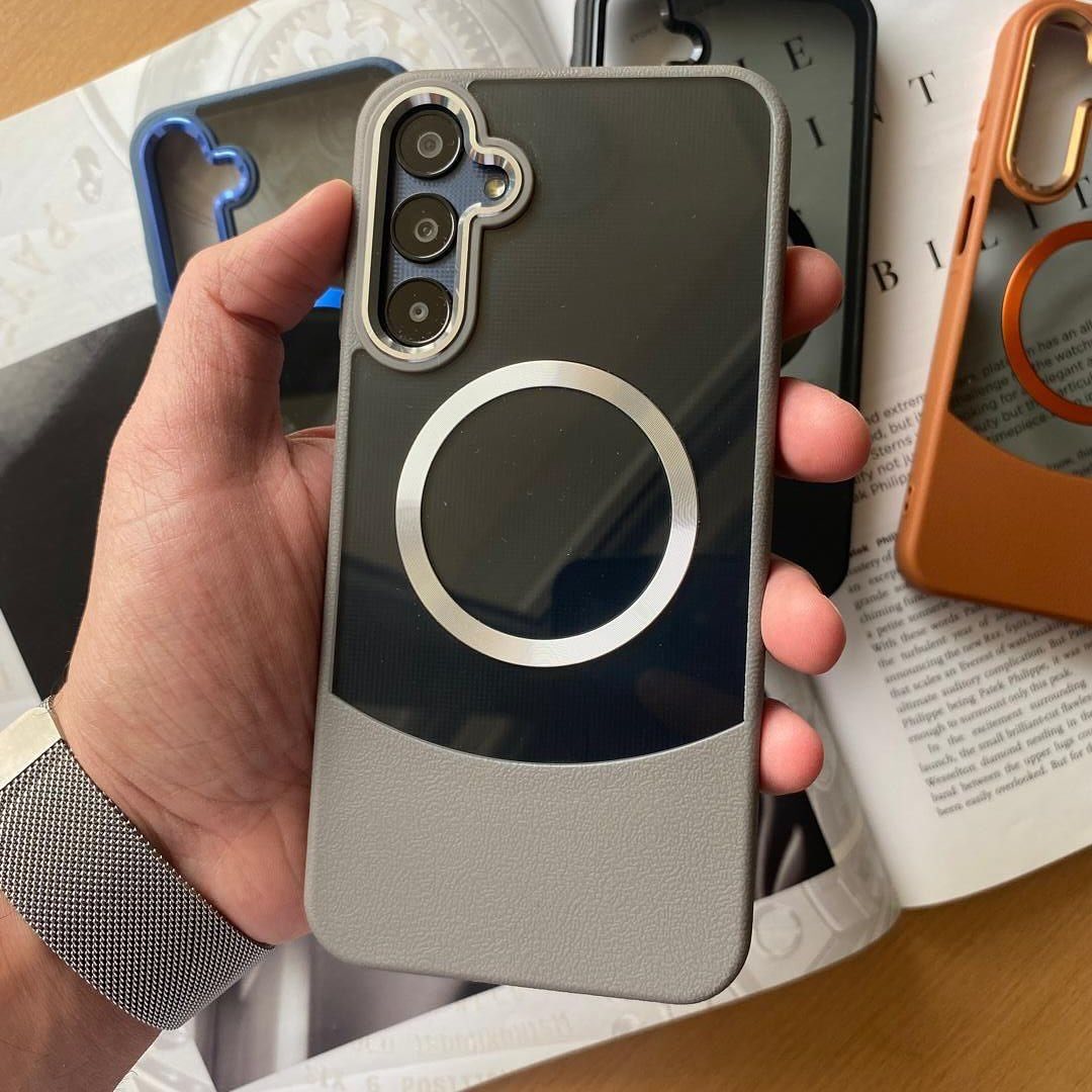 قاب مگ سیف دار چرمی Roco سامسونگ S25 Ultra