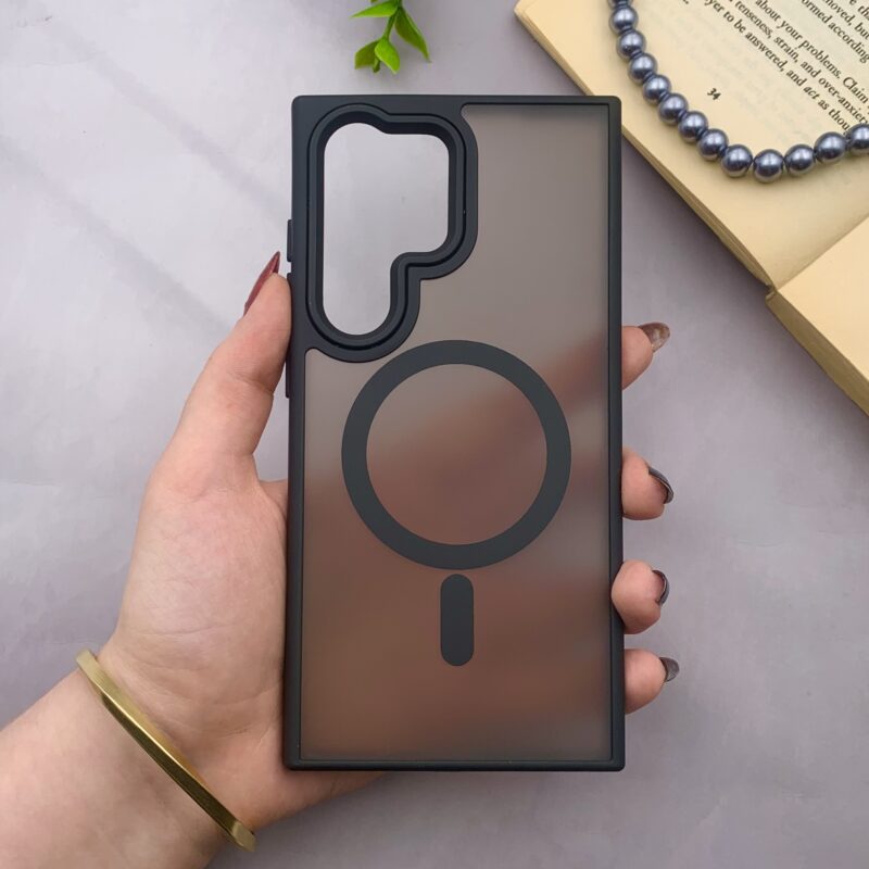 کاور مدل Bumper magsafe مناسب برای گوشی موبایل سامسونگ Galaxy S25 Ultra