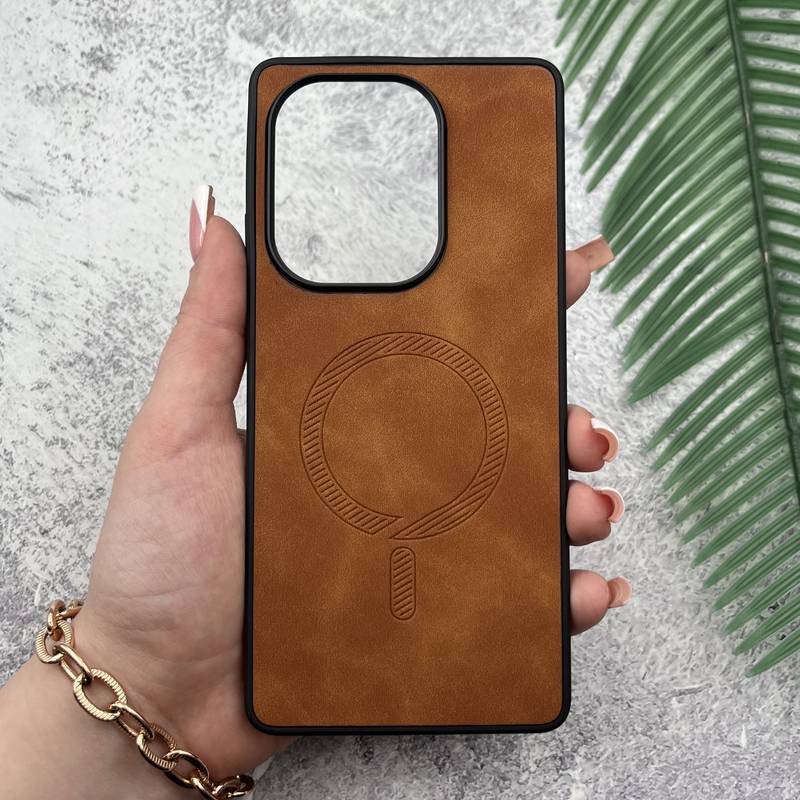 قاب گوشی Note 14 شیائومی مخمل سیلیکونی طرح مگ سیف Magsafe اسپرت