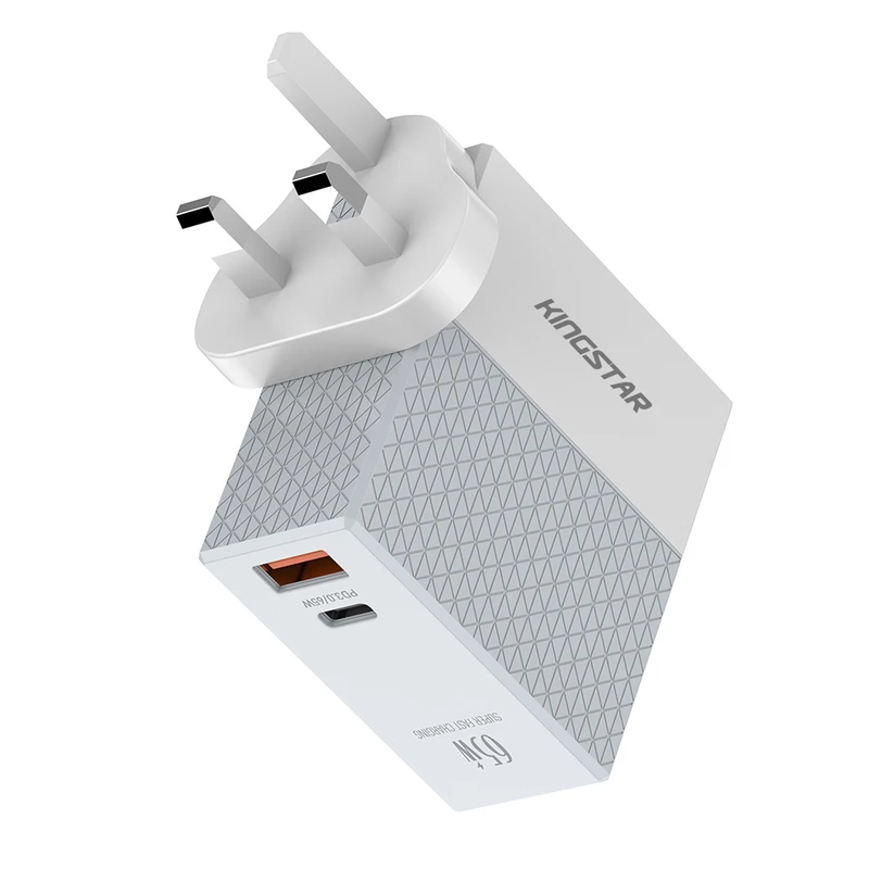شارژر دیواری 65 وات کینگ استار مدل KW295PQ