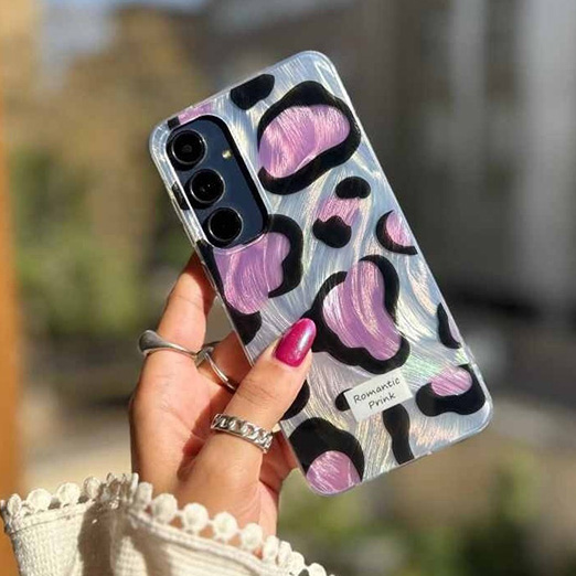 قاب گوشی Samsung Galaxy S23 FE طرح پلنگی صورتی | محافظ TPU مقاوم ضد زردشدن با طراحی مد روز و کیفیت گرید A