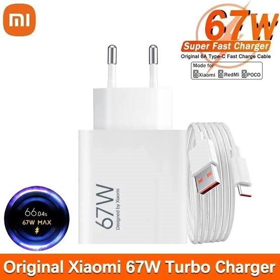 شارژر دیواری شیائومی 67 وات مدل MDY-12-ES همراه با کابل